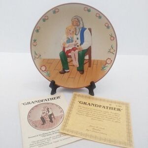 Grandfather The Hamilton Collection The Story Of Heidi Collector Plate 2nd Issue